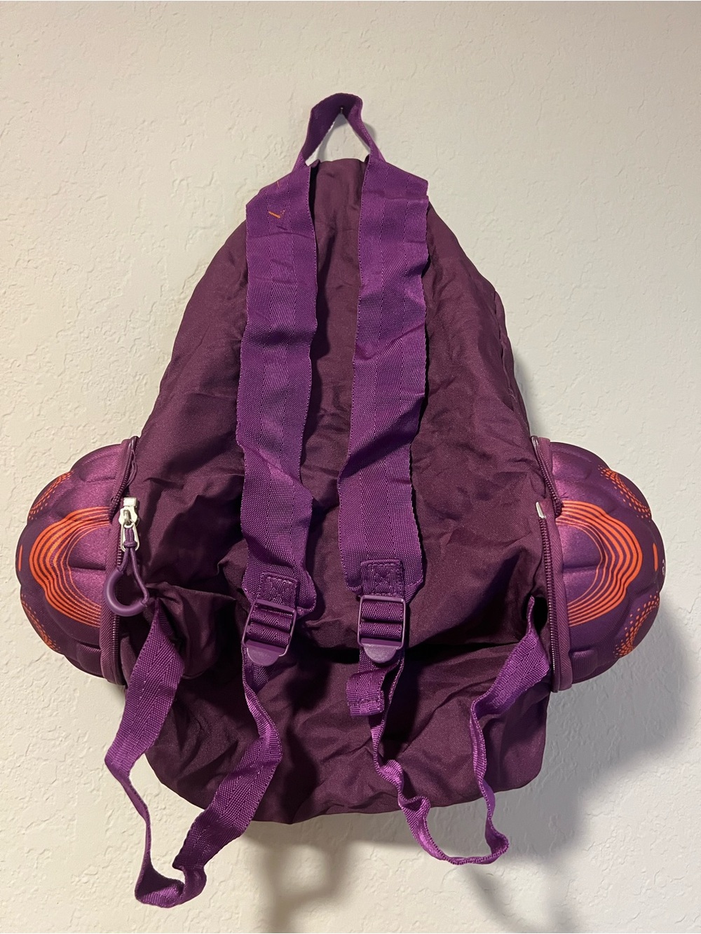 FIFA Men’s 2022 World Cup Qatar Purple Ball Packable Travel Backpack-Unused - Picture 4 of 7